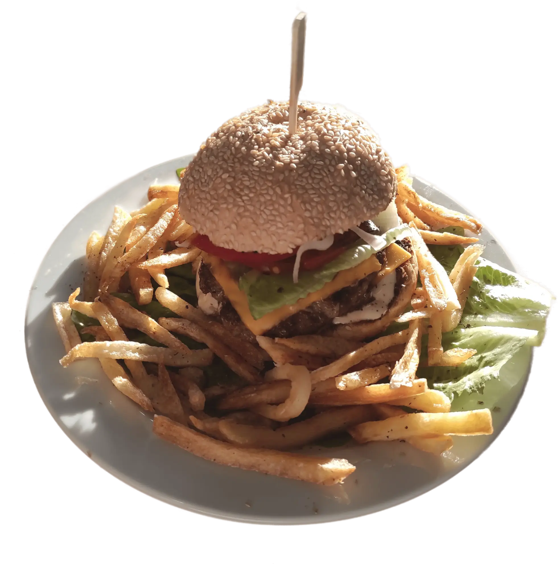 Black Angus burger